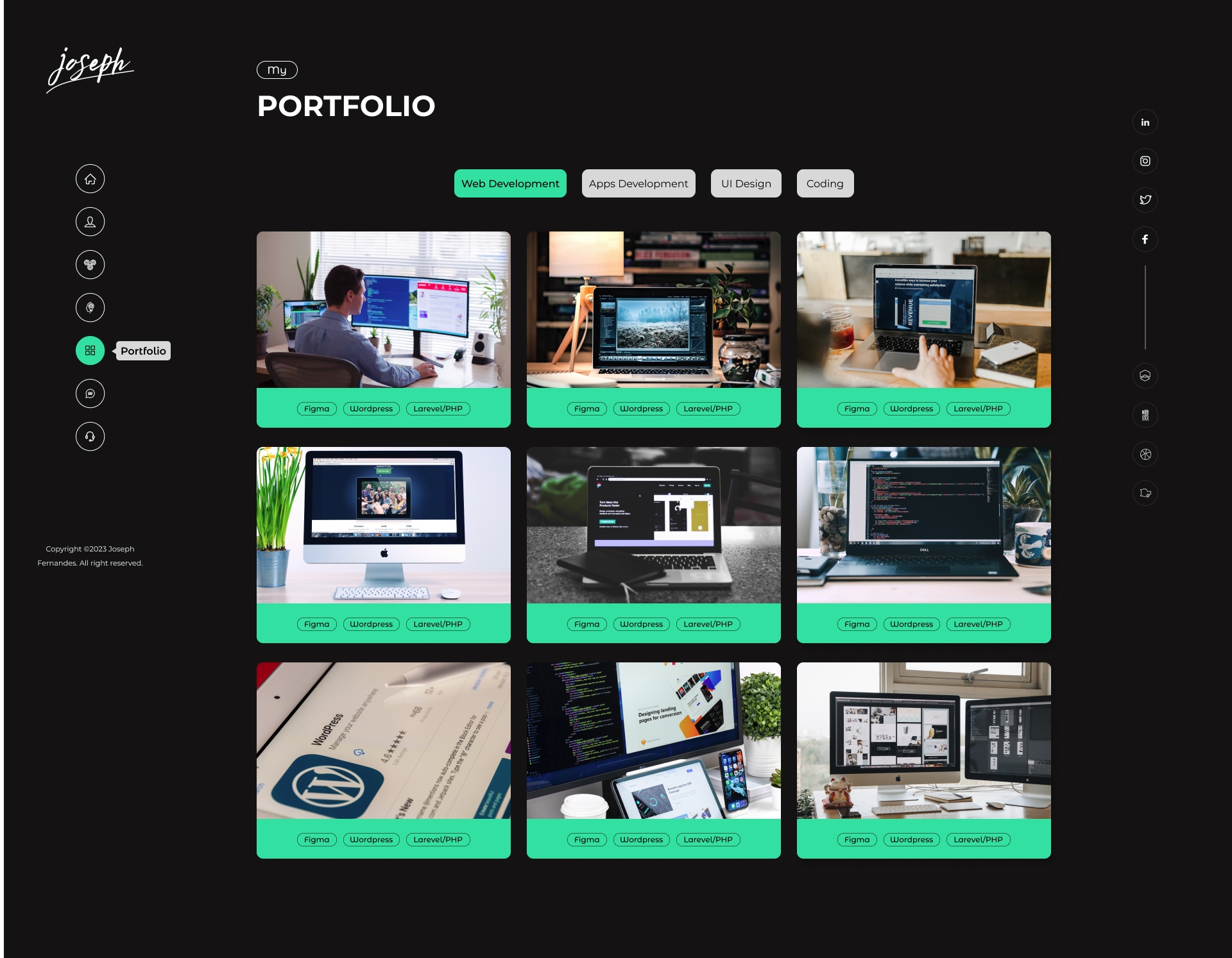 Joseph-Personal Portfolio Html Template