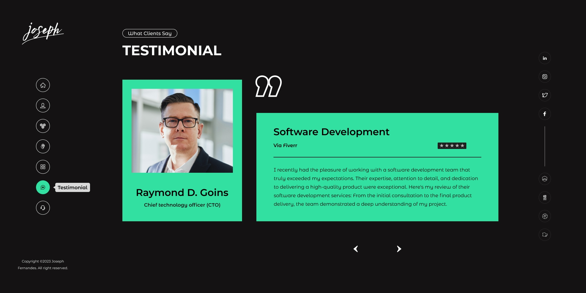 Joseph-Personal Portfolio Html Template