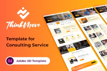 ThinkMove-Business Consulting Service Adobe XD Template