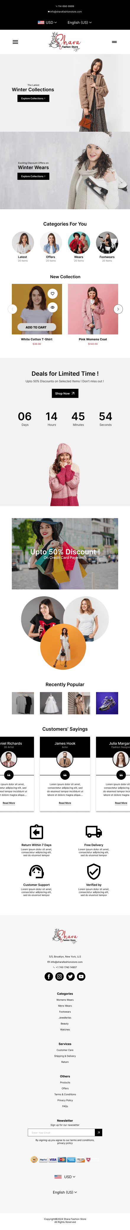 Shara Fashion Store - Timeless Fashion for Modern Women