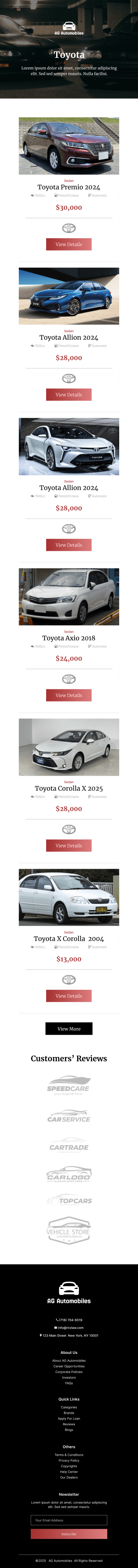 AG Automobiles – Drive with Confidence