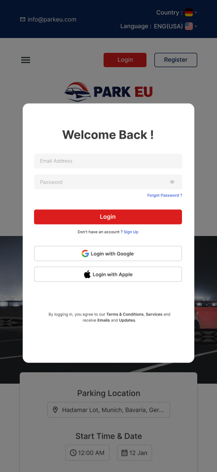 PARK EU – Smart & Seamless Car Parking Solution Across Europe