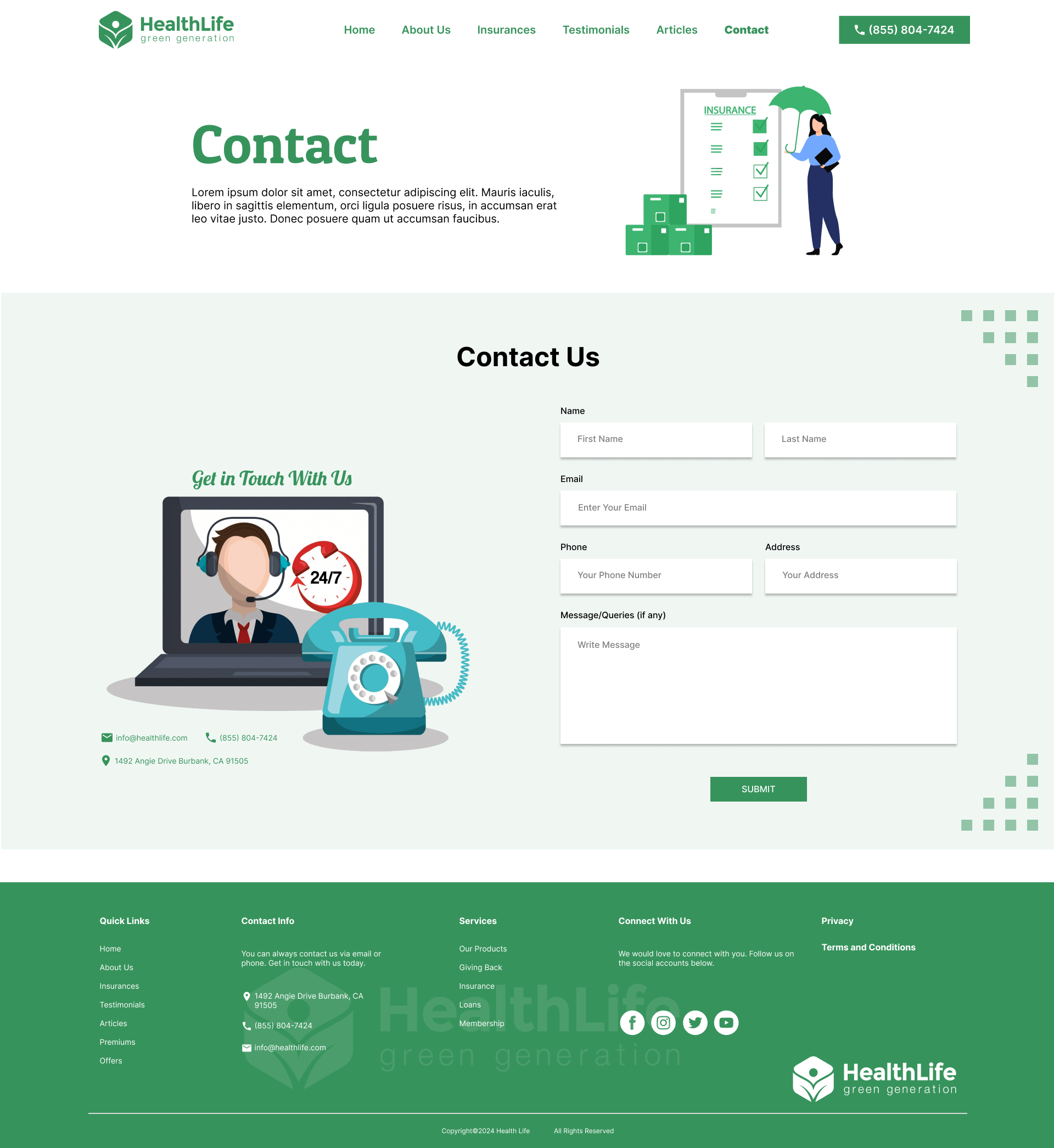 HealthLife – Modern Insurance & Financial Protection