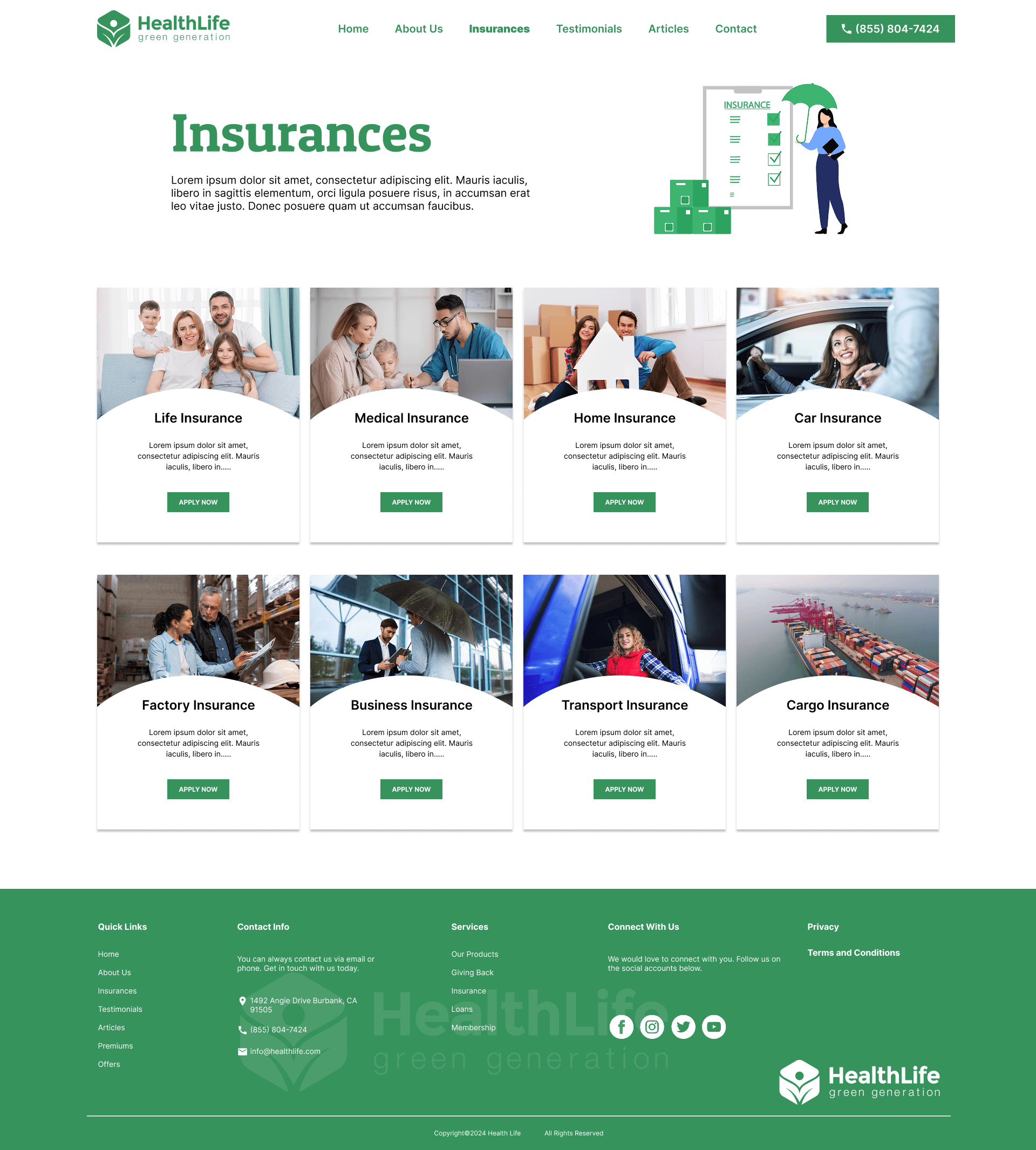 HealthLife – Modern Insurance & Financial Protection