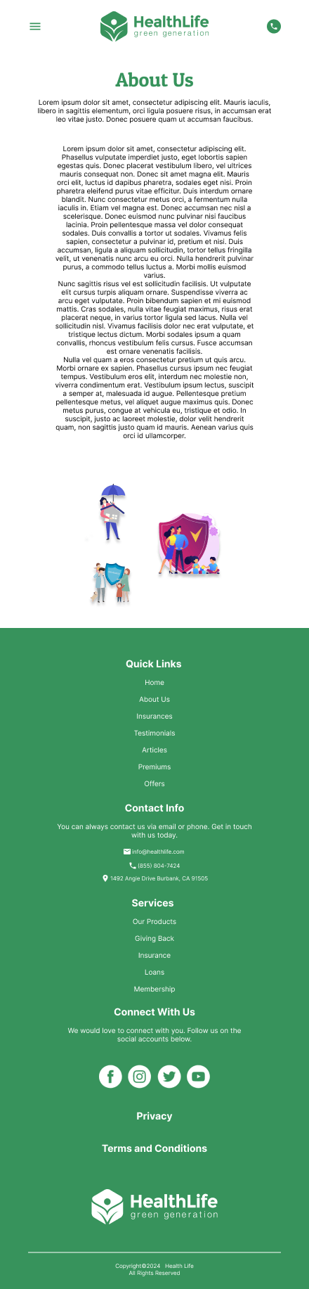 HealthLife – Modern Insurance & Financial Protection