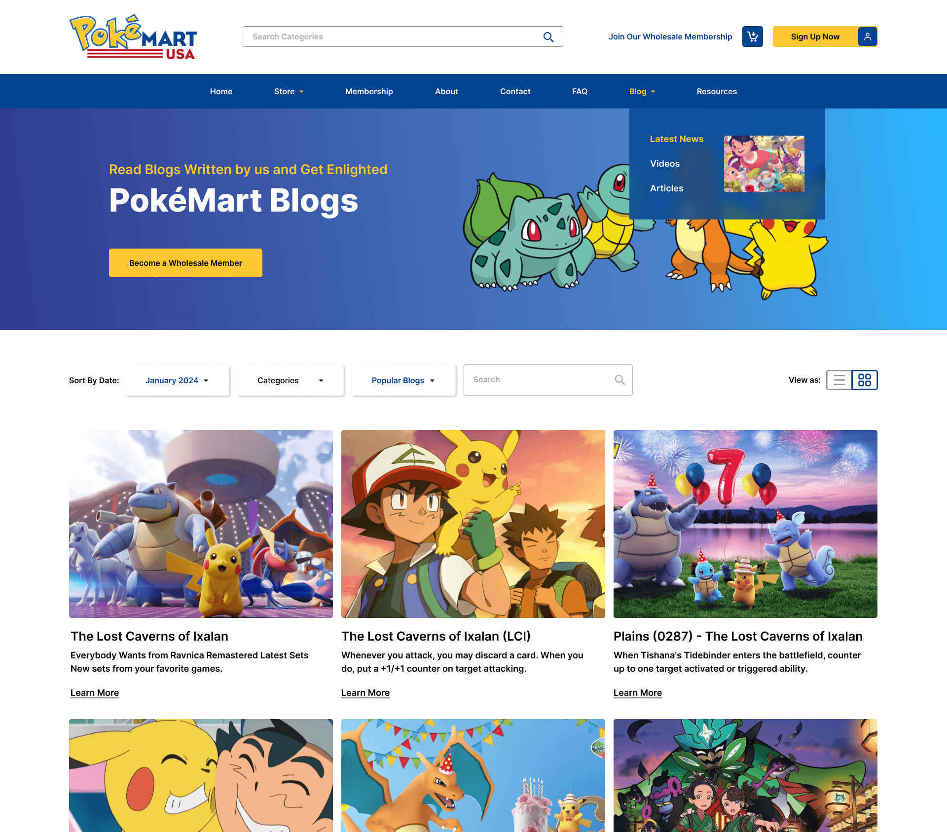 PokéMart USA – Pokémon Merchandise Store