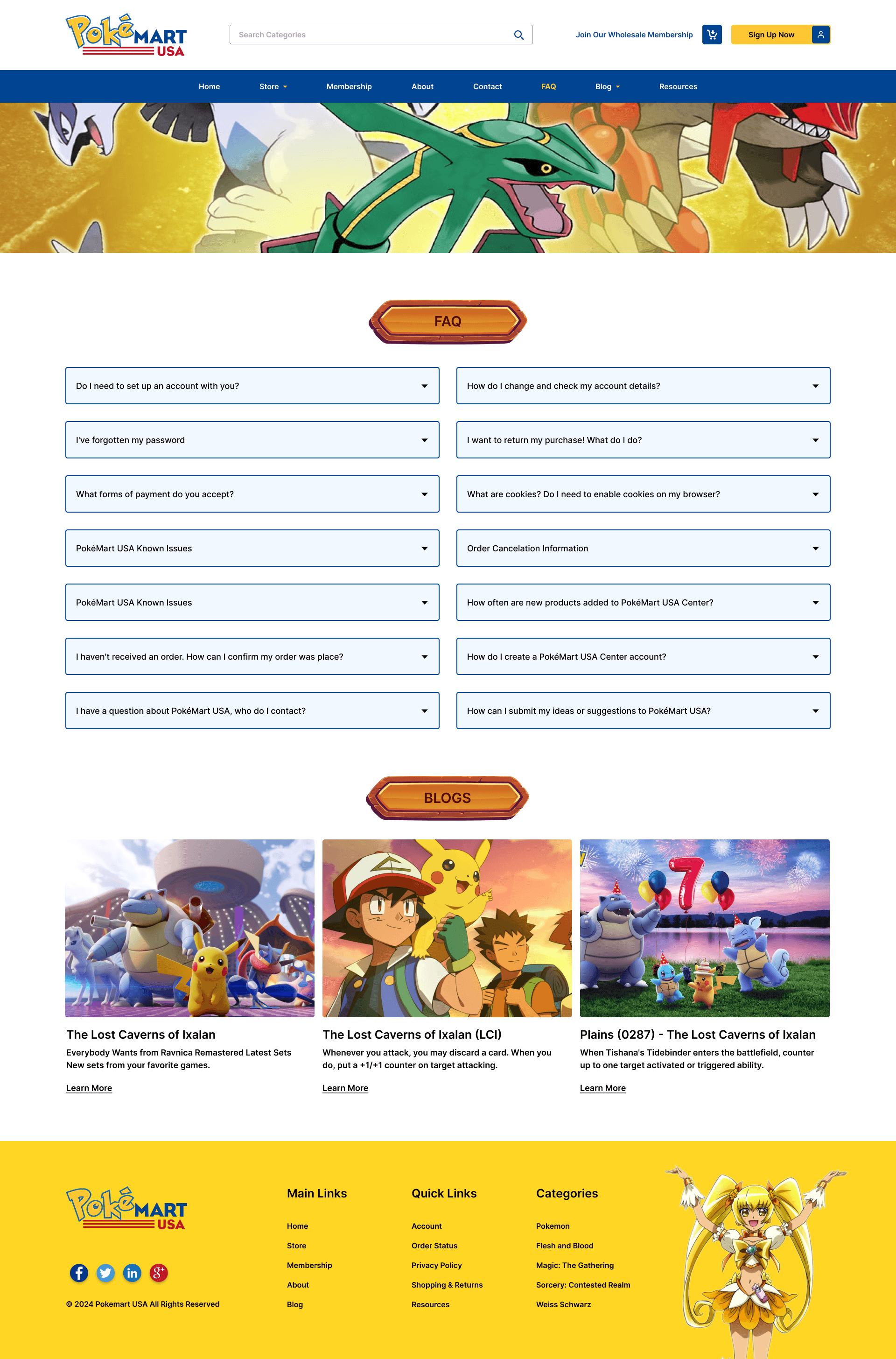 PokéMart USA – Pokémon Merchandise Store