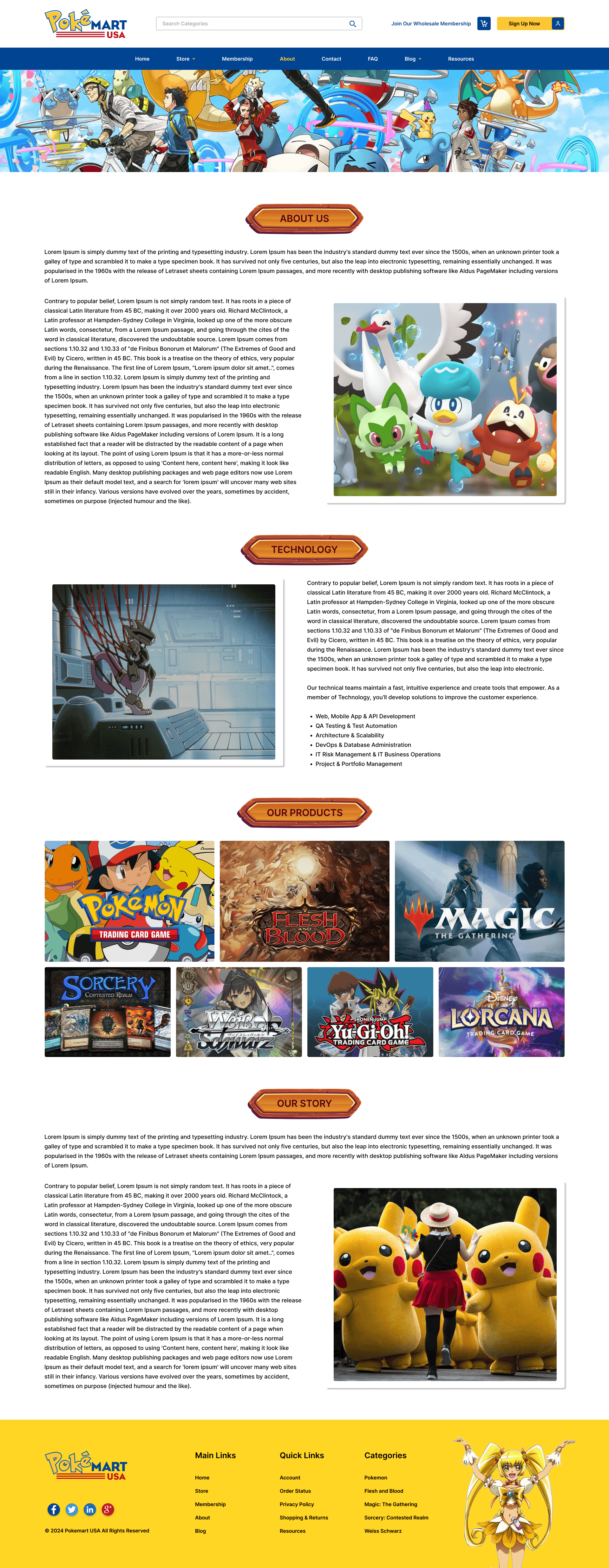 PokéMart USA – Pokémon Merchandise Store