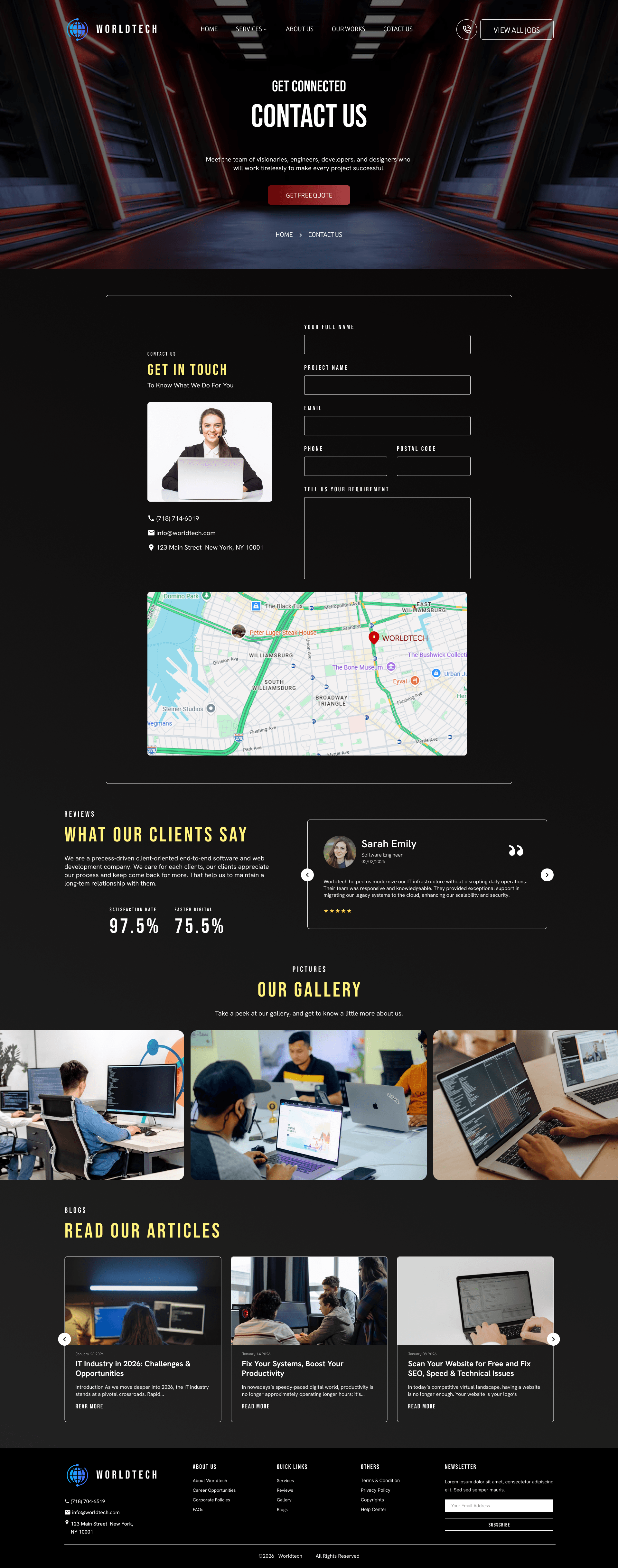 WorldTech – Modern Tech & Software Company