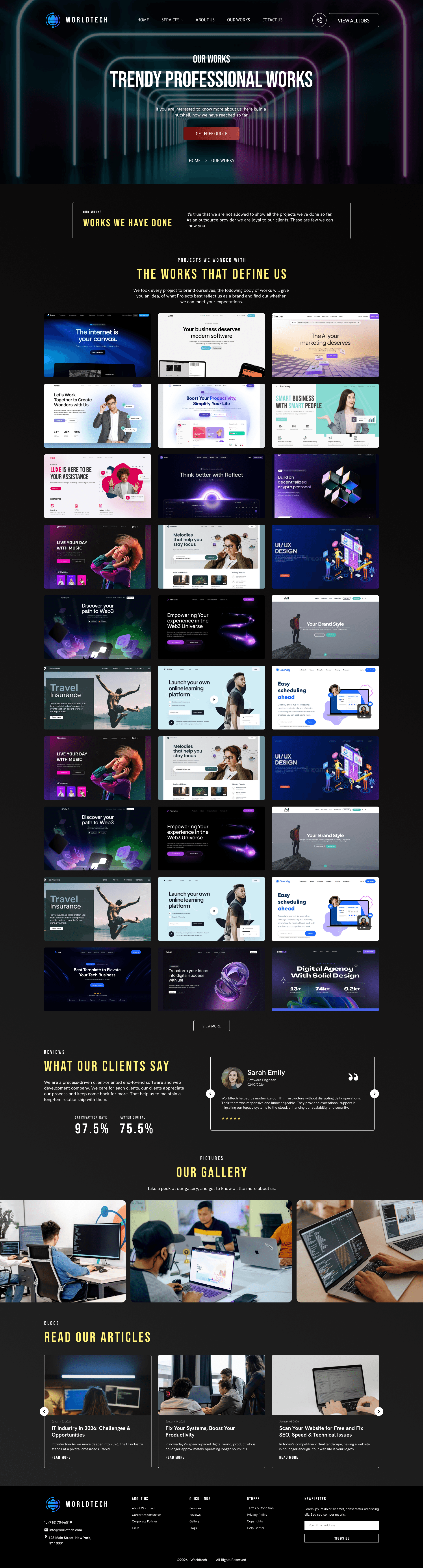 WorldTech – Modern Tech & Software Company