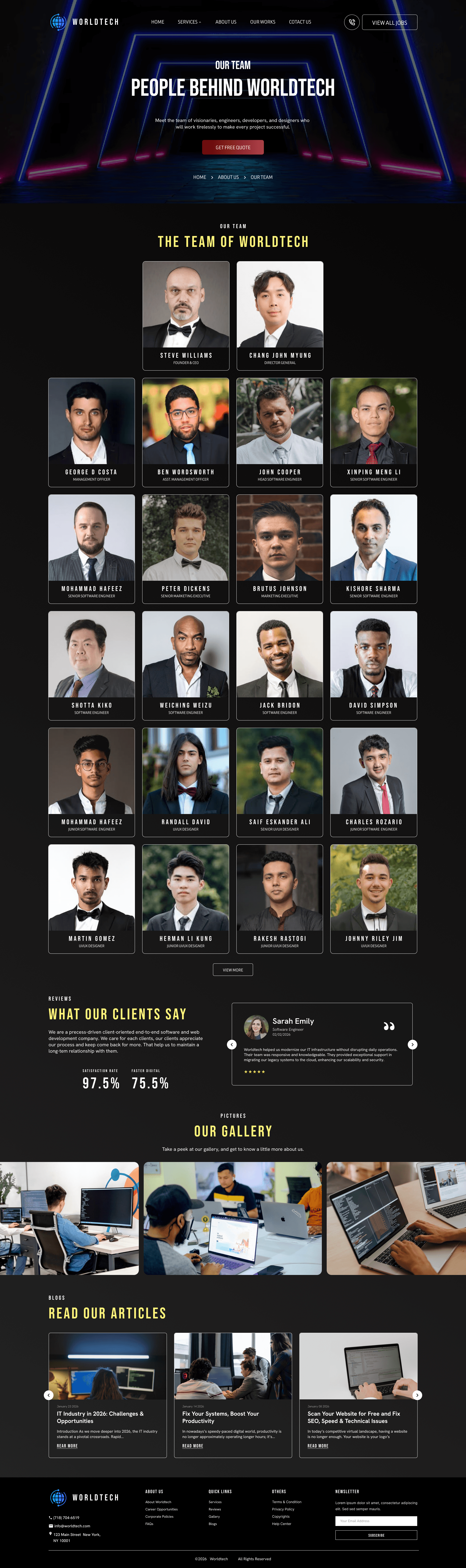 WorldTech – Modern Tech & Software Company