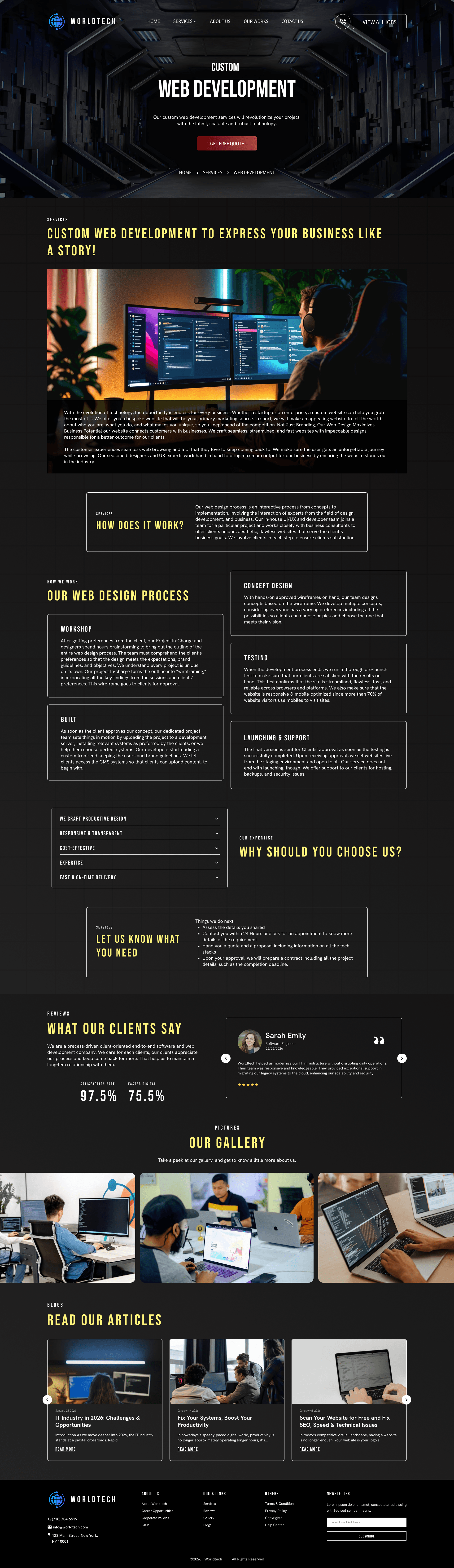 WorldTech – Modern Tech & Software Company