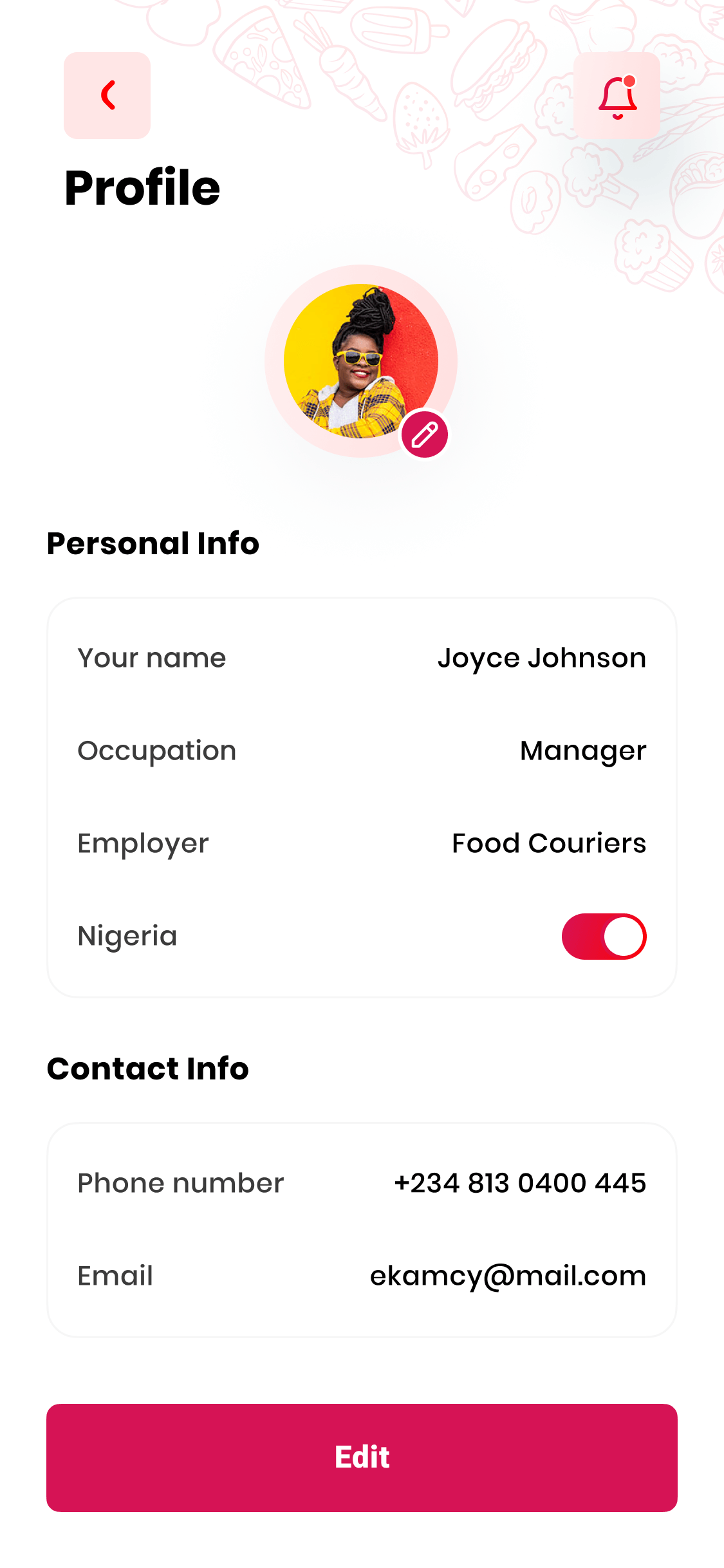 Food Couriers – Food Delivery Mobile App UI Kit