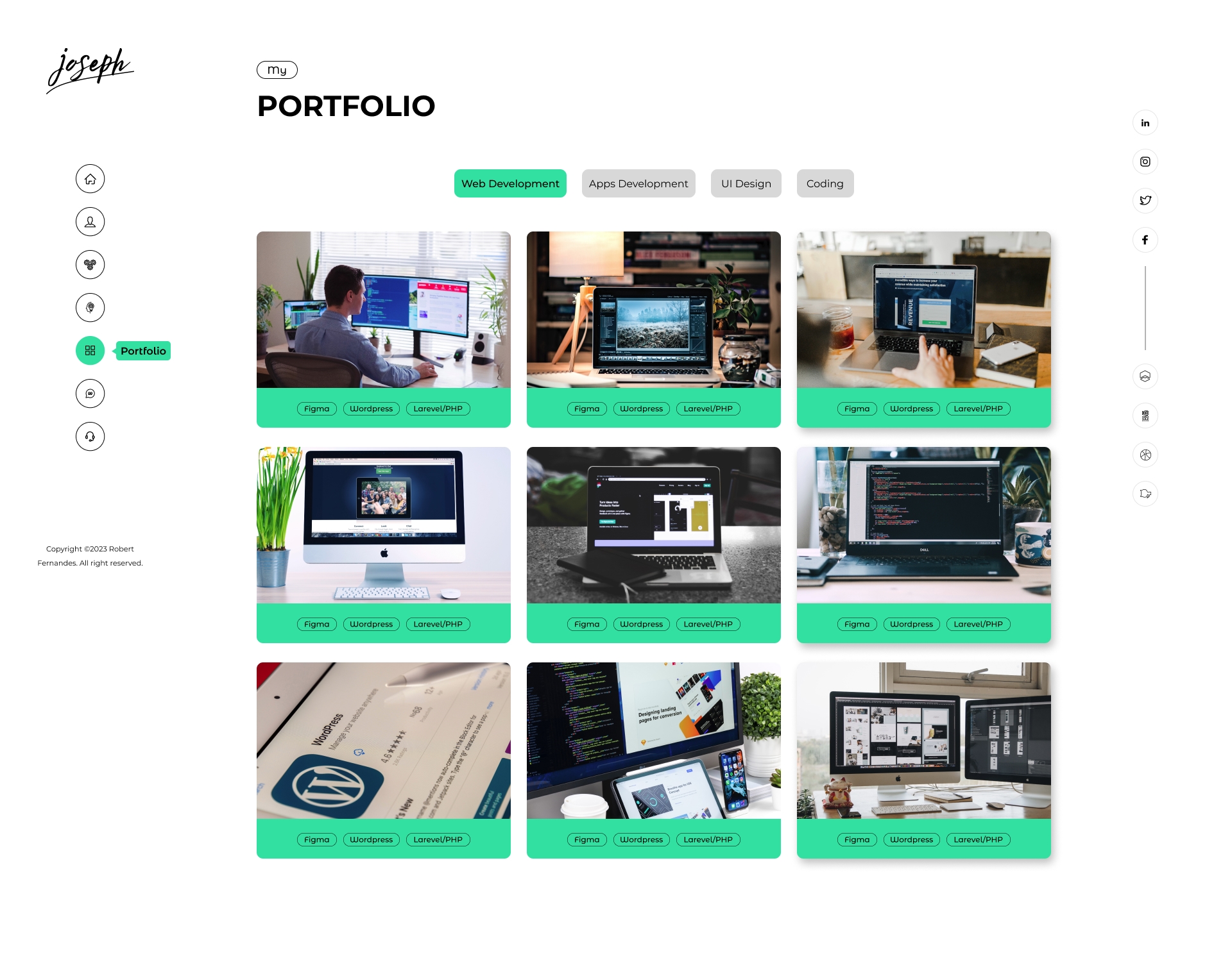 Joseph-Personal Portfolio Html Template