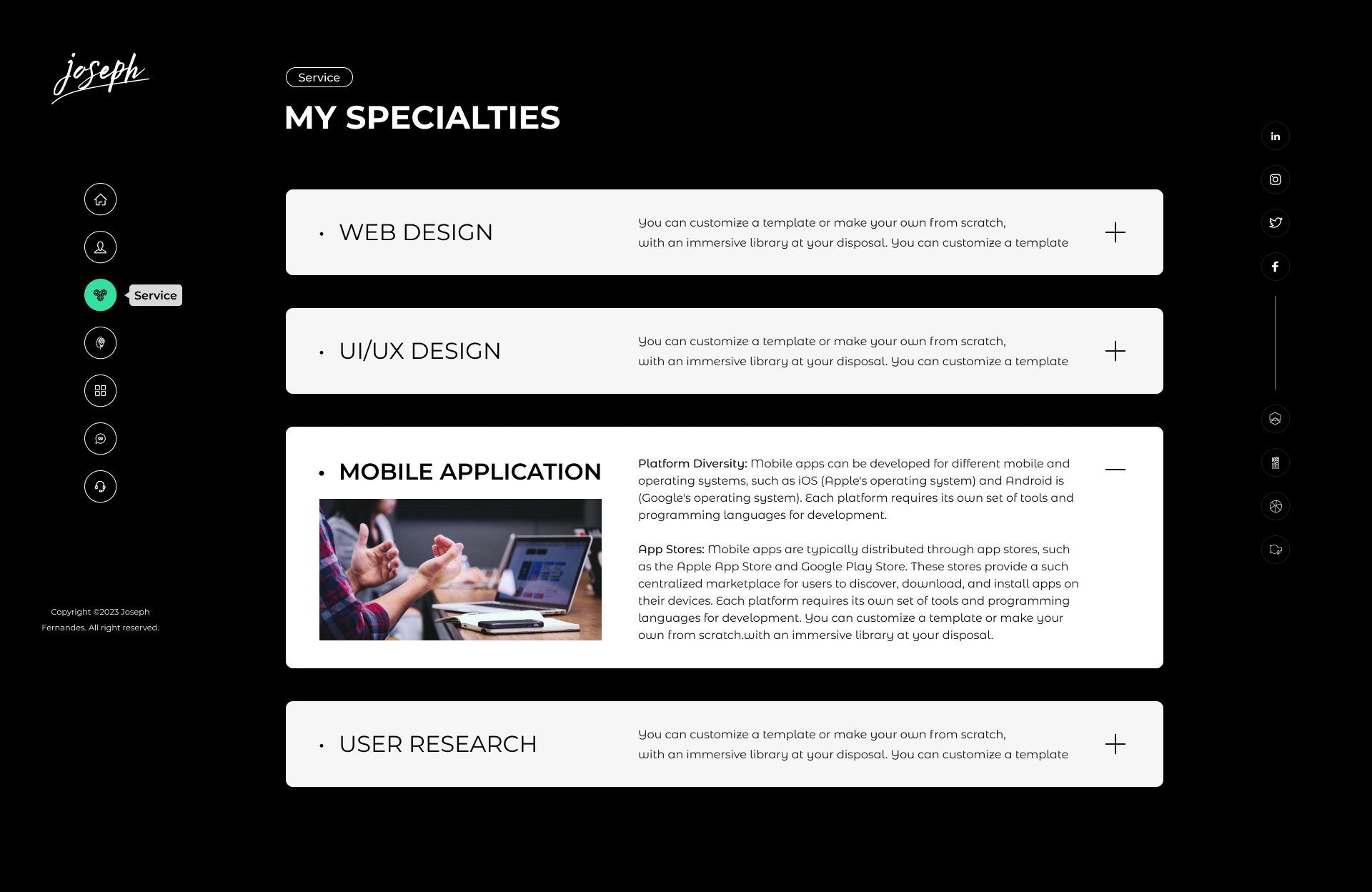 Joseph-Personal Portfolio Html Template