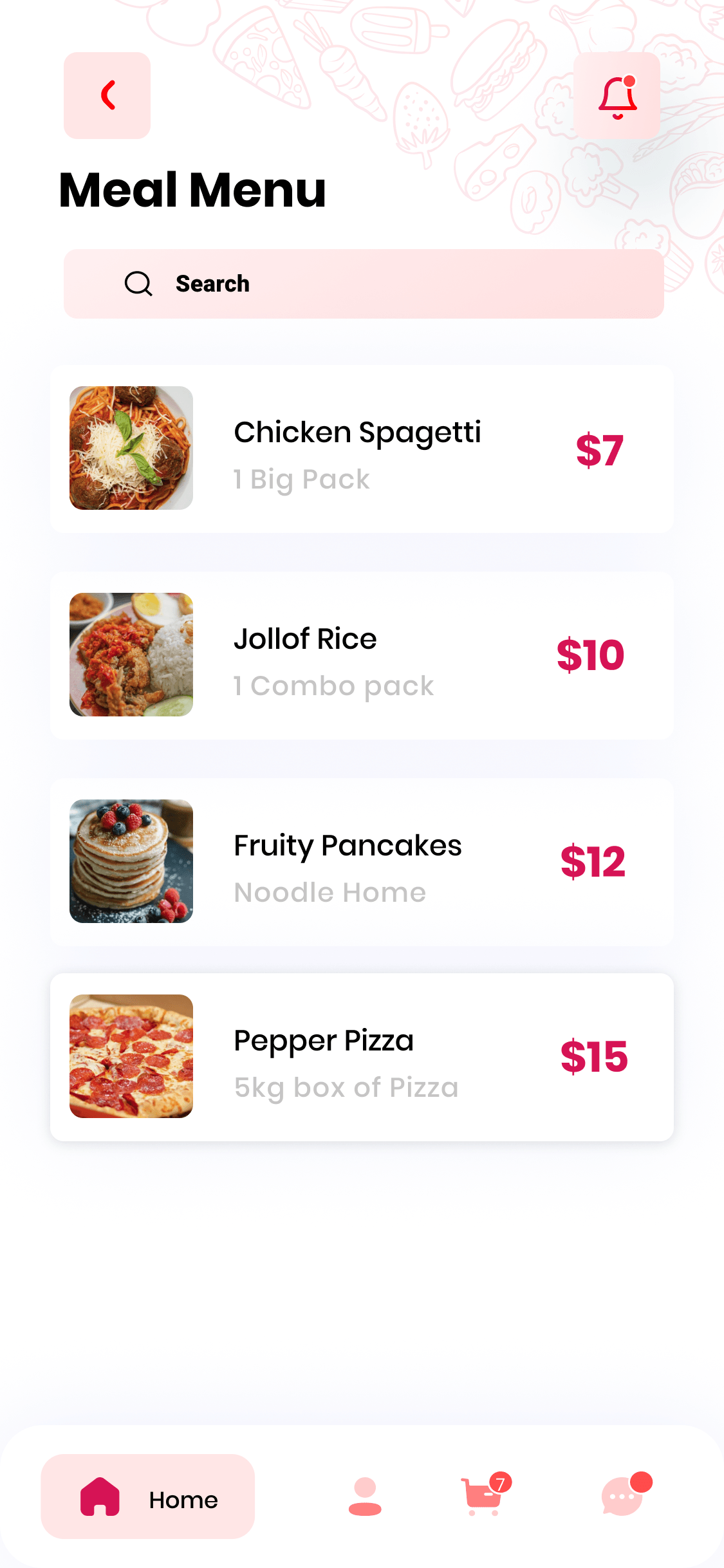 Food Couriers – Food Delivery Mobile App UI Kit